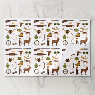 Hunter Paper Placemats, Hunting Party Table Mats