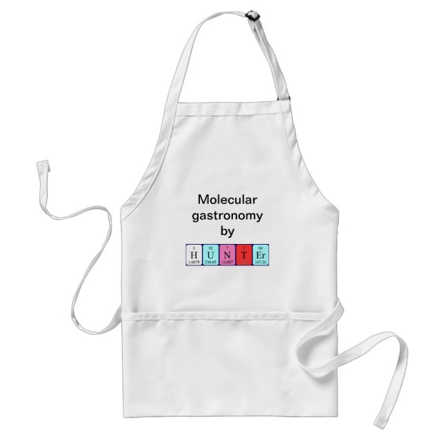 Hunter periodic table name apron (Front)