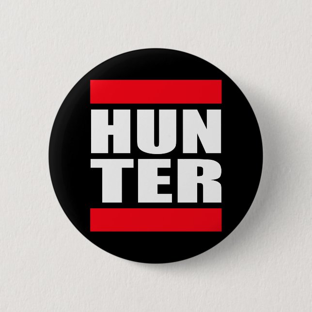 Hunter Pinback Button (Front)