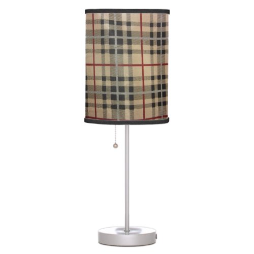 Hunter Plaid Table Lamp