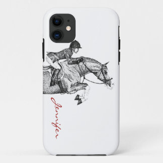 Hunter Pony Pointillism iPhone 11 Case