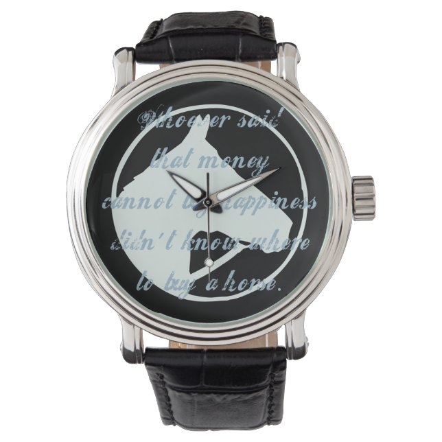 Hunter Pony Pointillism Horse Watch (Front)