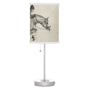 Hunter Pony Pointillism Table Lamp