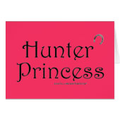 Hunter Princess (Front Horizontal)
