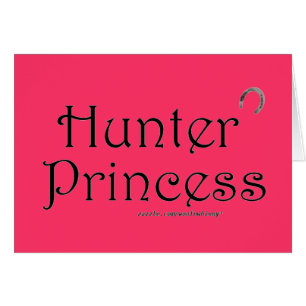 Hunter Princess Cards
