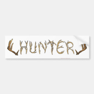 Hunter rack bumper sticker