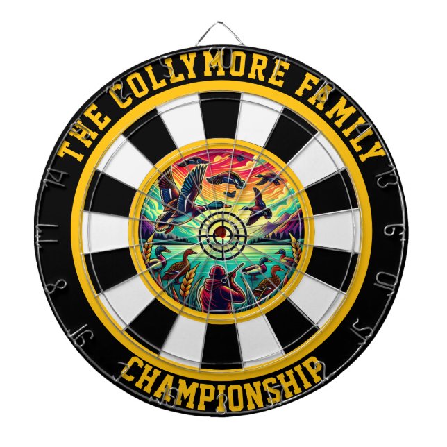 Hunter’s Flying Ducks Artwork Dart Board (Front)
