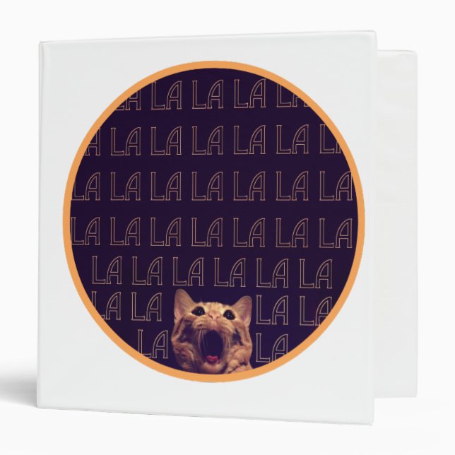 Hunter S. Thomcat school/office binder (Front/Inside)