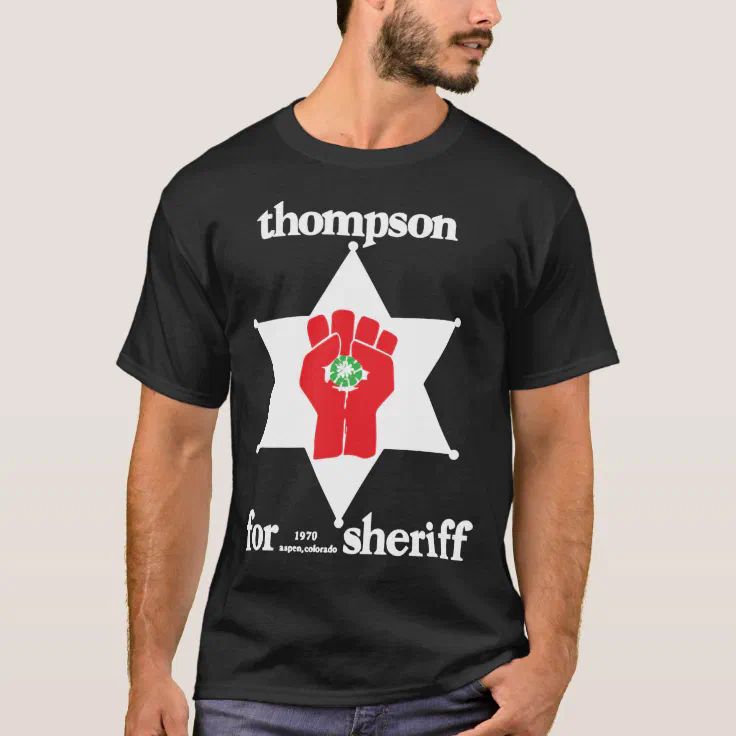 hunter thompson for sheriff shirt