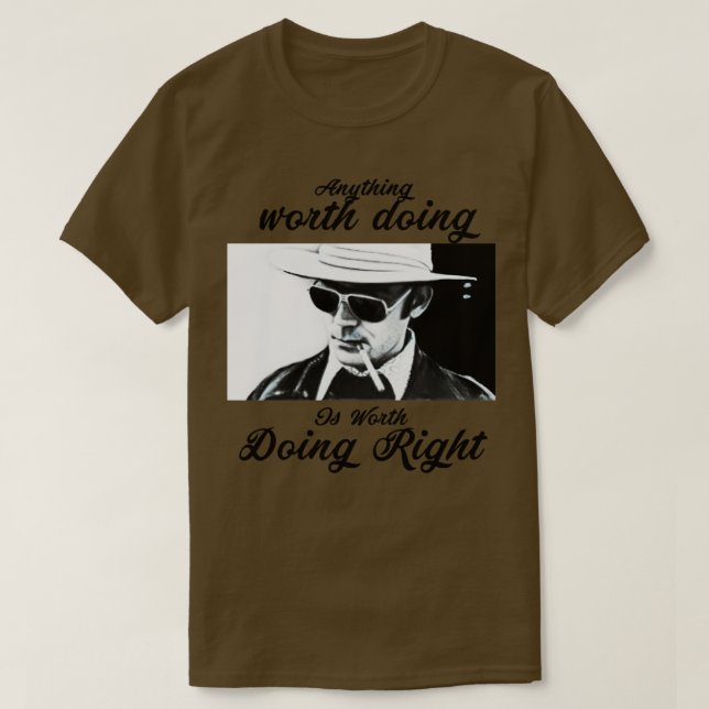 Hunter S Thompson T-Shirt (Design Front)