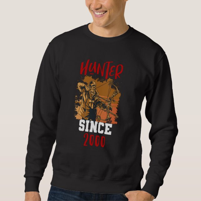 Hunter since 2000 sweatshirt (Front)
