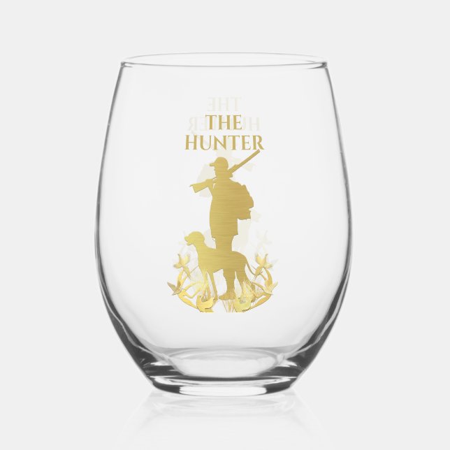Hunter Stemless Wine Glass (Front)