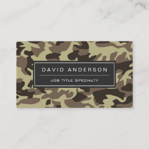 Army Business Cards Business Card Printing Zazzle
