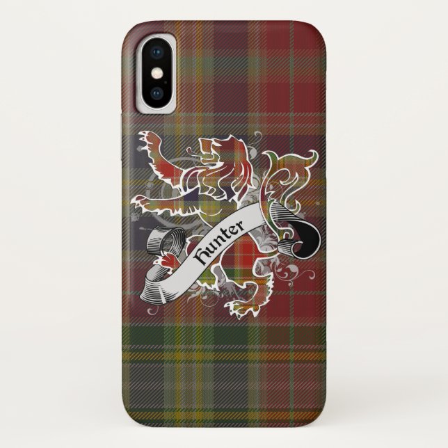Hunter Tartan Lion Case-Mate iPhone Case (Back)
