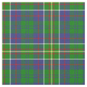 Hunter Tartan Print Fabric by thecelticflame at Zazzle