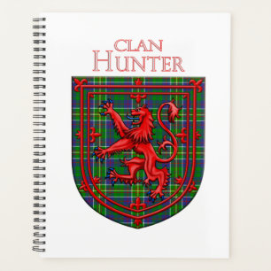Hunter Tartan Scottish Plaid Lion Rampant Planner