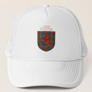Hunter Tartan Scottish Plaid Lion Rampant Trucker Hat