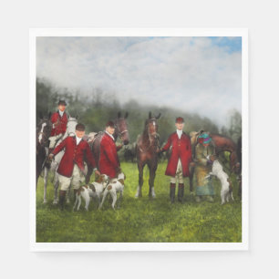 Hunter - The fox hunt - Tally-ho 1924 Napkins