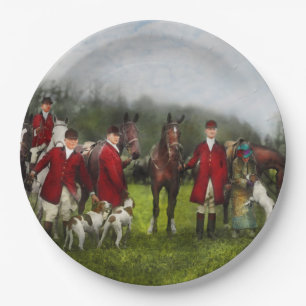 Hunter - The fox hunt - Tally-ho 1924 Paper Plates