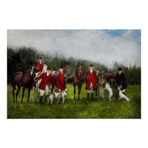 Hunter - The fox hunt - Tally-ho 1924 Poster