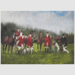 Hunter - The fox hunt - Tally-ho 1924 Tissue Paper