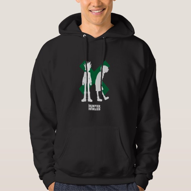 Hunter X Hunter Gon Freecss And Killua Silhouettes Hoodie (Front)