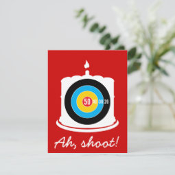 Hunter's 50th Birthday Target Invitation | Zazzle