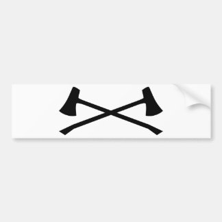 Hunter's Axe Bumper Sticker