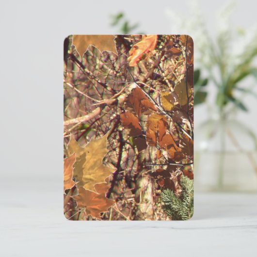 Hunter's Camo Camouflage Painting Customize This! (Standing Front)