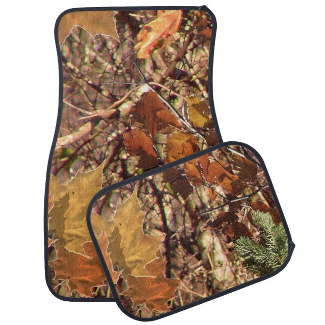 Hunter's Camouflage Painting Decor Car Floor Mat (Set)