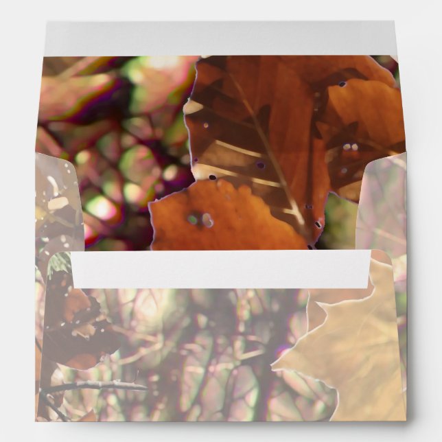 Hunter's Camouflage Painting Decor Envelope (Back (Bottom))