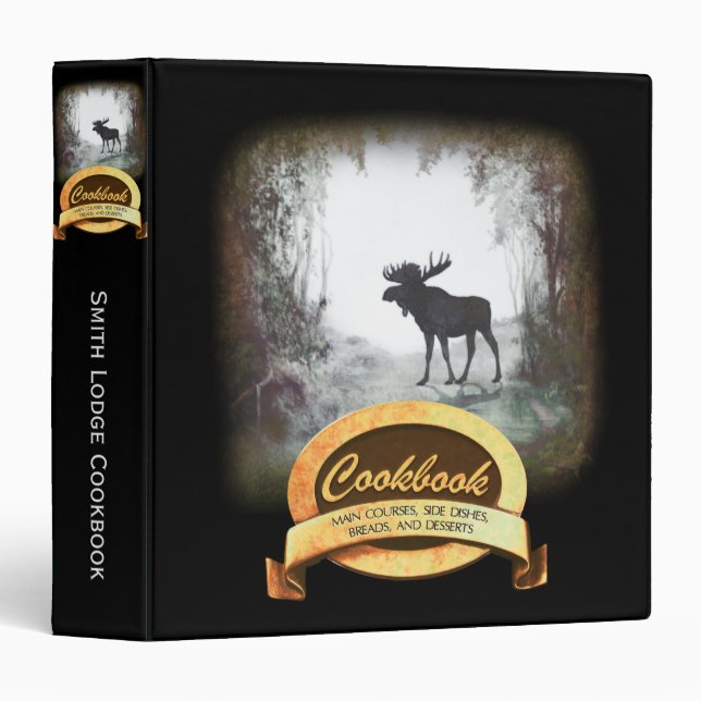 Hunter's Cookbook 3 Ring Binder (Front/Spine)