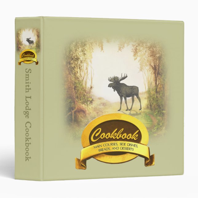 Hunter's Cookbook Binder (Front/Spine)