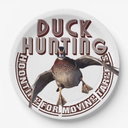 Hunters  Duck Hunting    paper plates