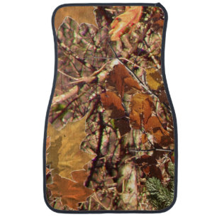 Hunter's Fall Nature Camo Camouflage Painting Car Mat