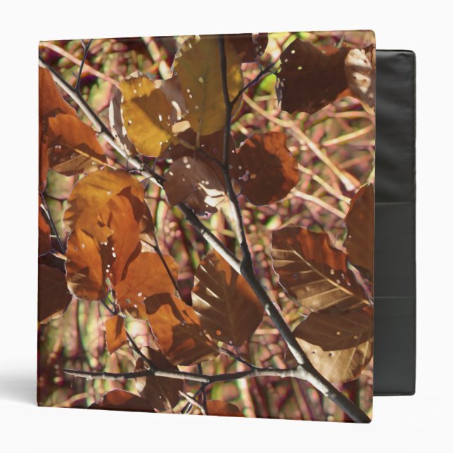 Hunter's Fall Nature Camouflage Painting Decor Binder (Front/Inside)