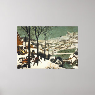 Hunters in the Snow by Pieter Bruegel the Elder Canvas Print