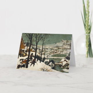 Hunters in the Snow by Pieter Bruegel the Elder Card