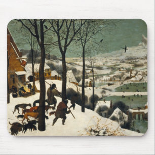 Hunters in the Snow (by Pieter Bruegel the Elder) Mouse Pad