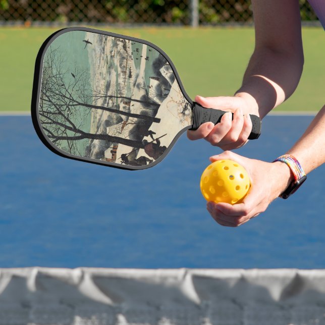 Hunters in the Snow, famous artwork, Pickleball Paddle (Insitu)
