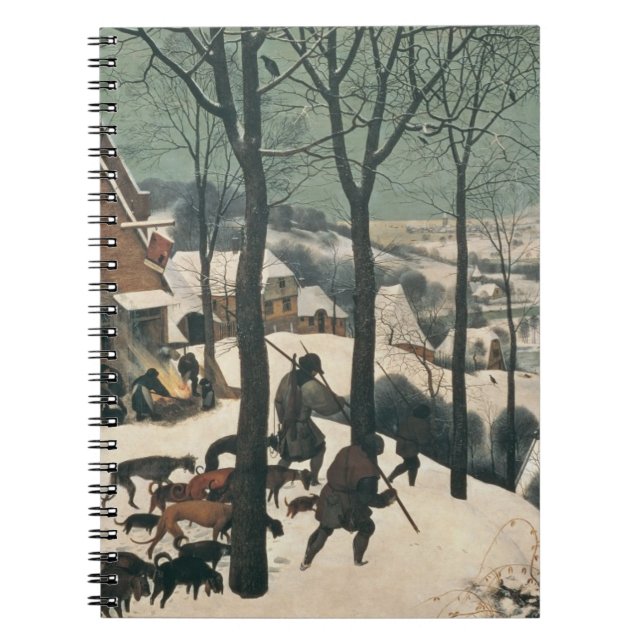 Hunters in the Snow - January, 1565 Notebook (Front)