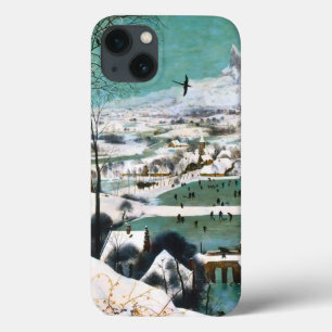 Hunters in the Snow Landscape Pieter Bruegel iPhone 13 Case