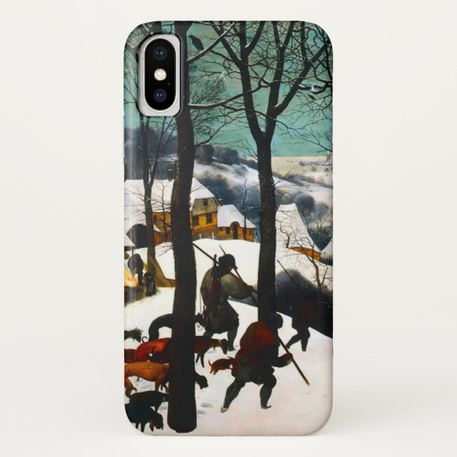 Hunters in the Snow Landscape Pieter Bruegel Case-Mate iPhone Case (Back)