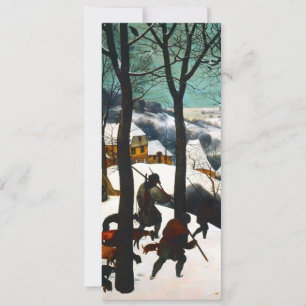 Hunters in the Snow Landscape Pieter Bruegel Invitation