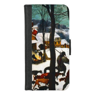 Hunters in the Snow Landscape Pieter Bruegel iPhone 8/7 Wallet Case