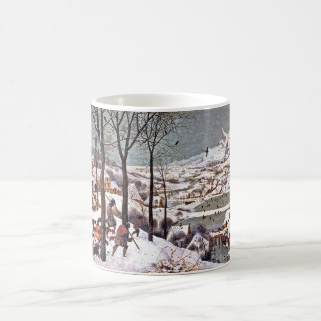 Hunters in the Snow, Pieter Bruegel the Elder Coffee Mug (Center)