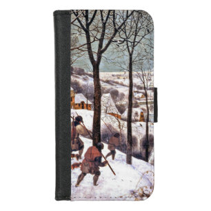 Hunters in the Snow, Pieter Bruegel the Elder iPhone 8/7 Wallet Case