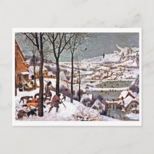 Hunters in the Snow, Pieter Bruegel the Elder Postcard