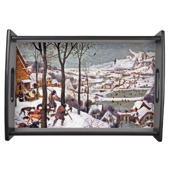 Hunters in the Snow, Pieter Bruegel the Elder Serving Tray (Front)