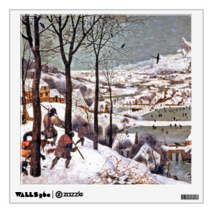 Hunters in the Snow, Pieter Bruegel the Elder Wall Decal